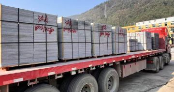 滨州 芝麻灰地铺石出货日常