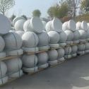 滨州 白麻花岗岩石材圆球，石球，挡车球，隔离球，景观石球，风水球等