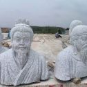 滨州 白麻花岗岩石材人物立体雕刻