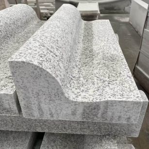 滨州 白麻花岗岩S型路沿石，路侧石，马路牙子等