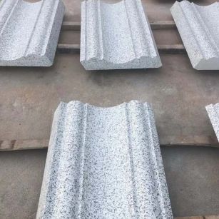 滨州 白麻花岗岩光面别墅线条