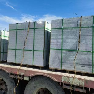 滨州 芝麻白花岗岩地铺石装车日常