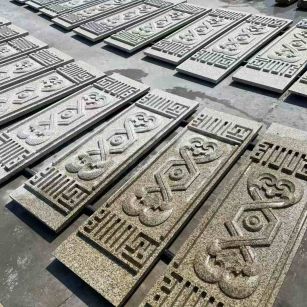 滨州 黄金麻花岗岩外墙雕刻板