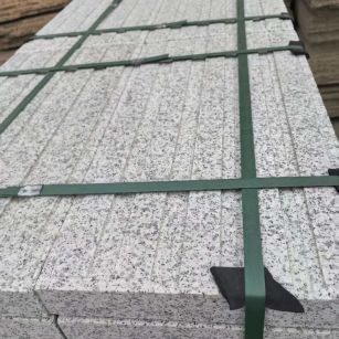 滨州 白麻花岗岩直行盲道石，盲条，地铺石