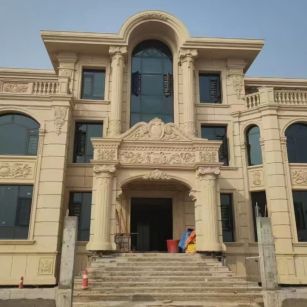 滨州 黄金麻花岗岩别墅外墙干挂