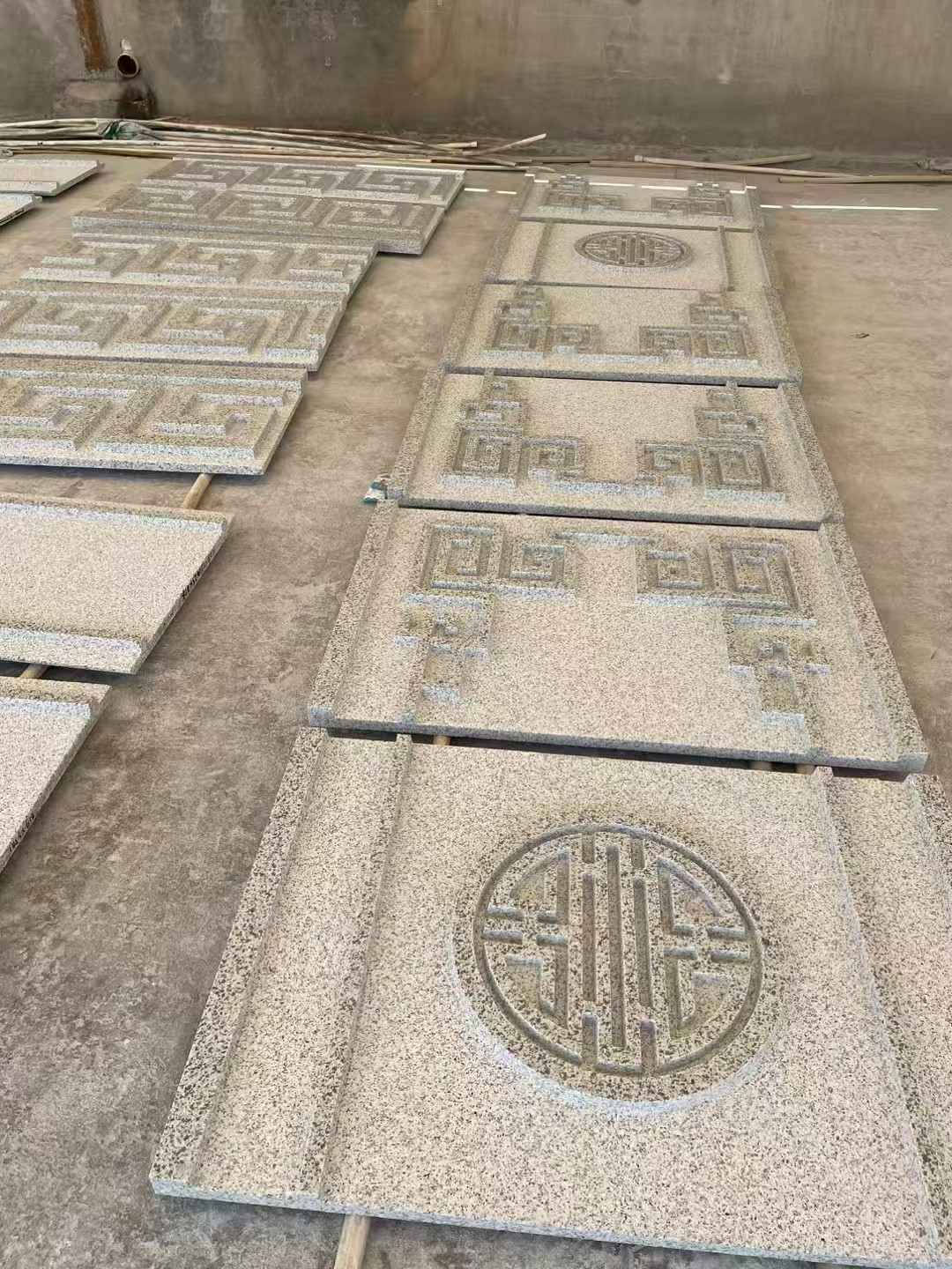 滨州 白麻花岗岩外墙立面雕刻板