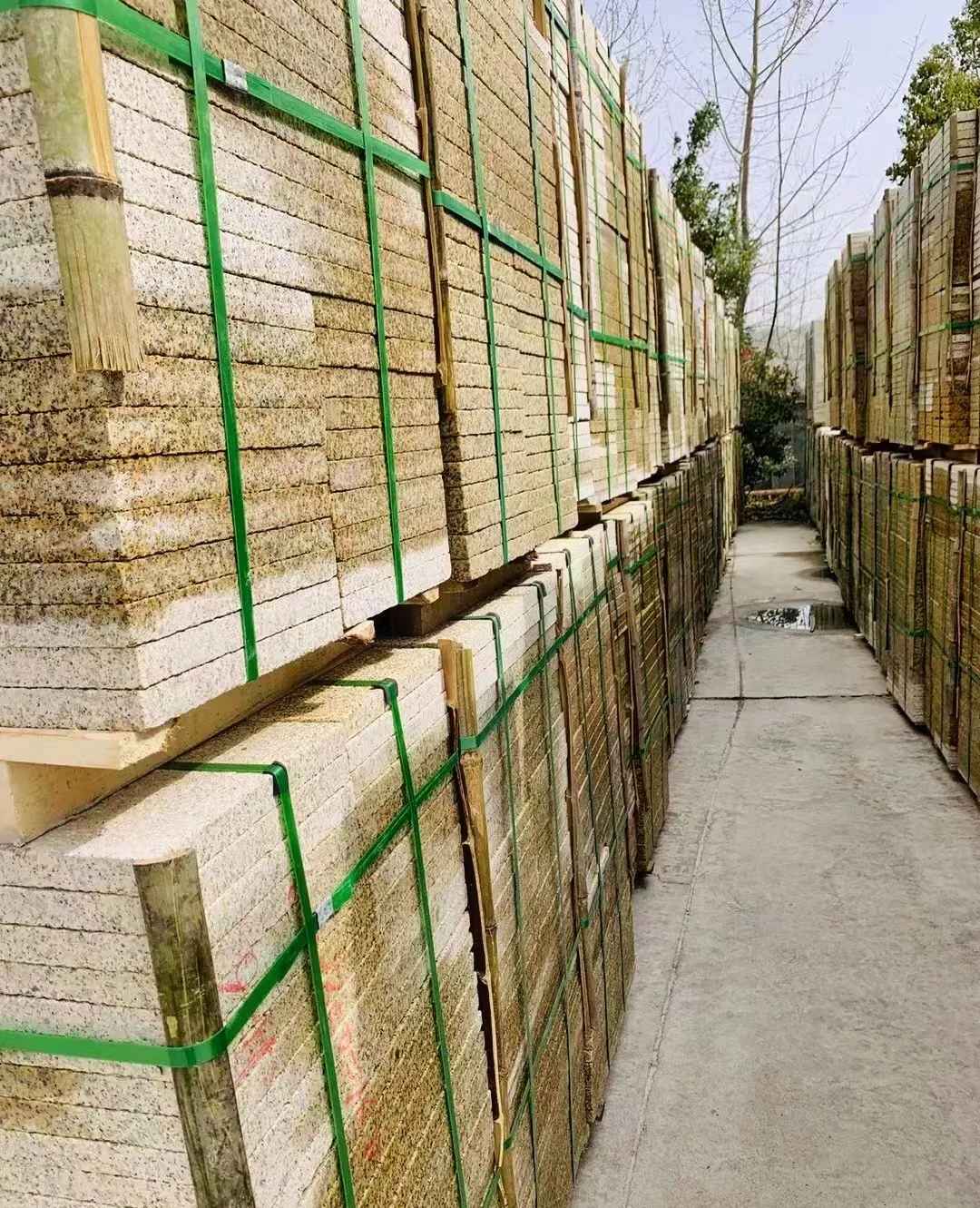 滨州 黄金麻花岗岩荔枝面地铺石