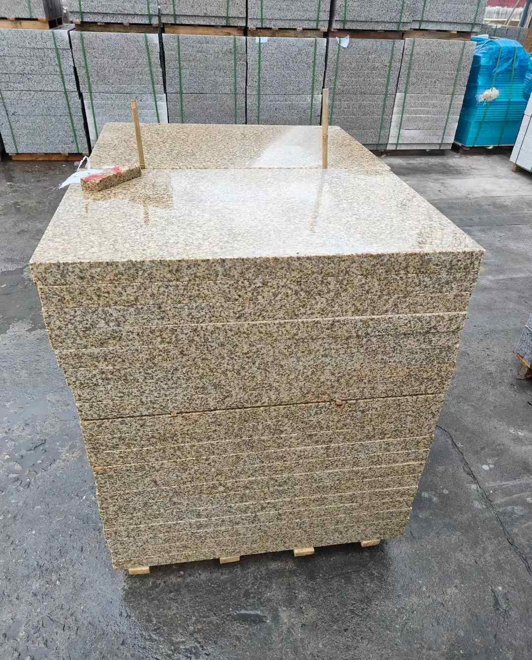 滨州 湖北黄金麻花岗岩石材荔枝面外墙石材