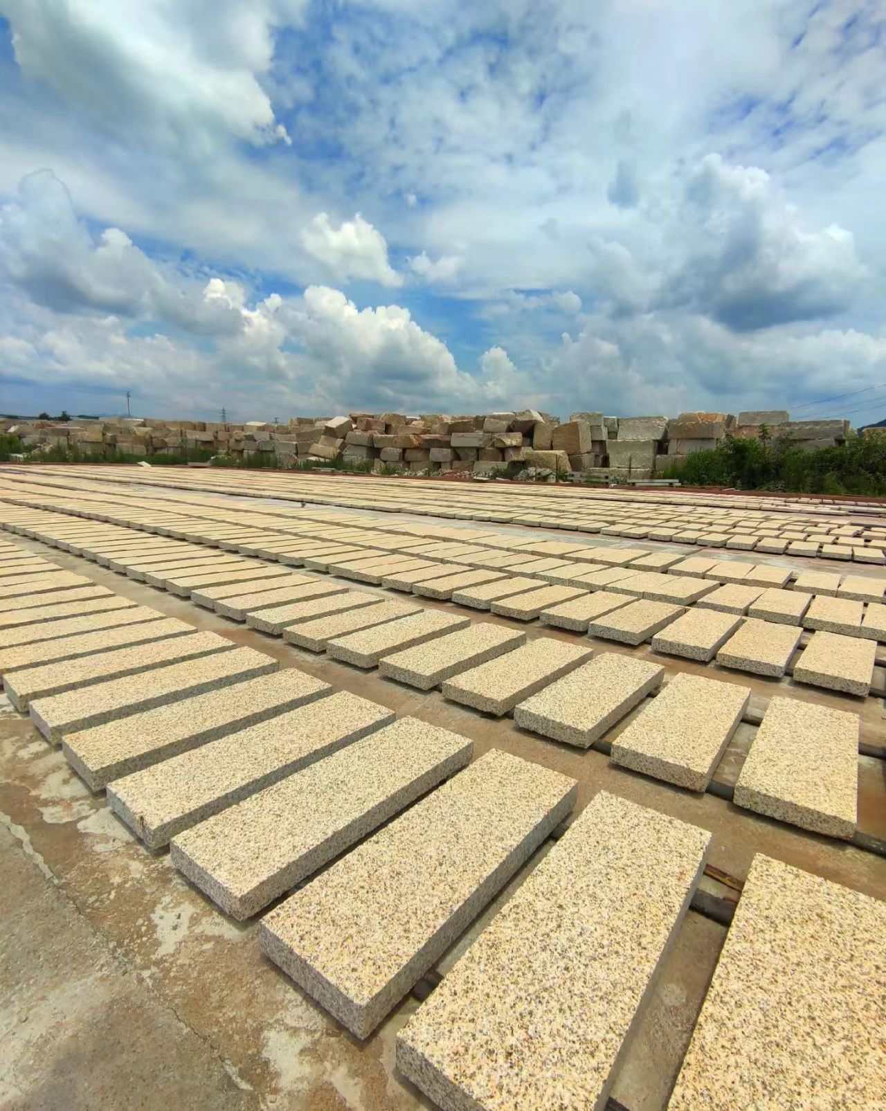 滨州 黄金麻花岗岩荔枝面地铺石防护中