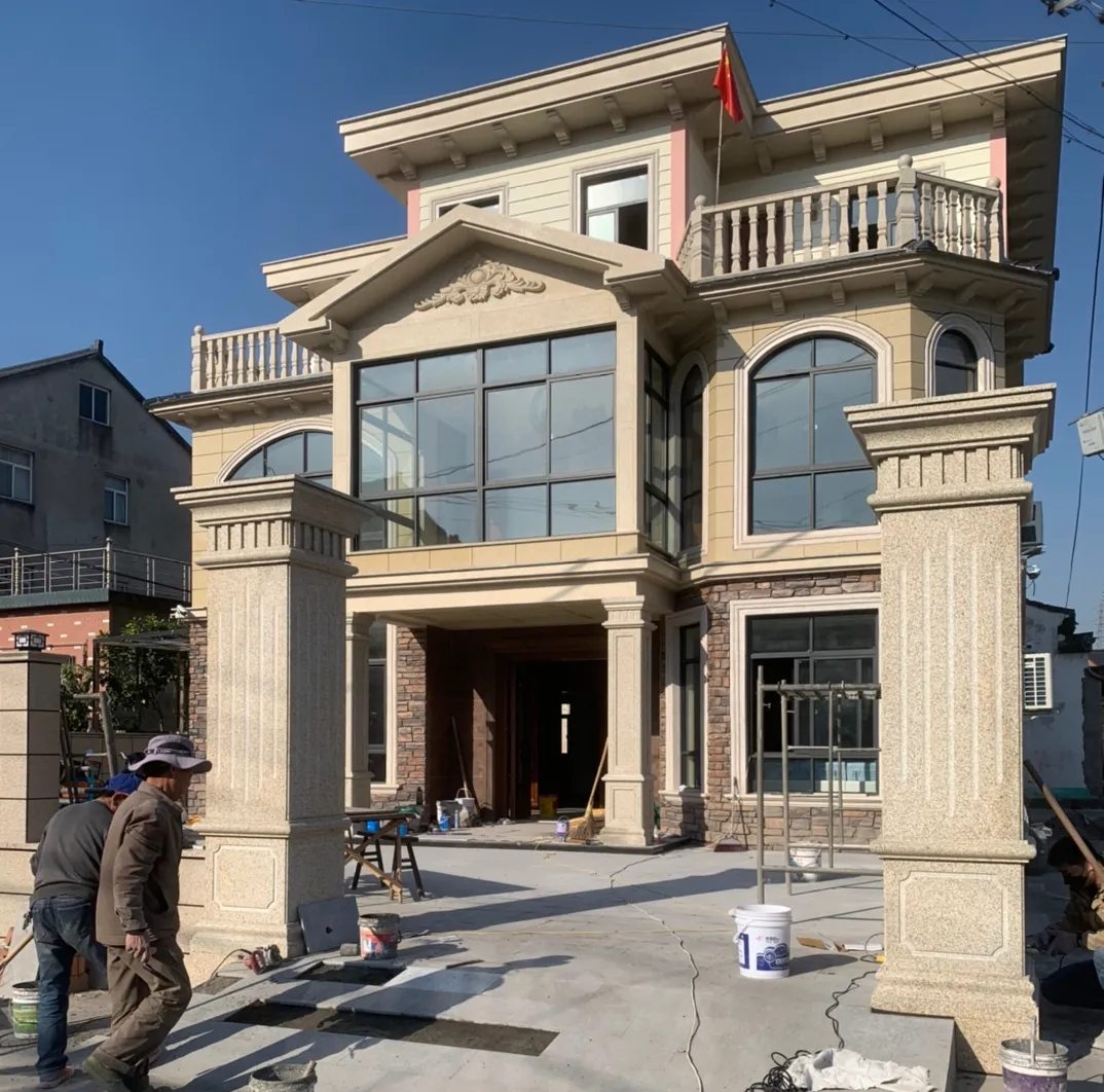 滨州 黄金麻花岗岩荔枝面别墅外墙干挂私家专属