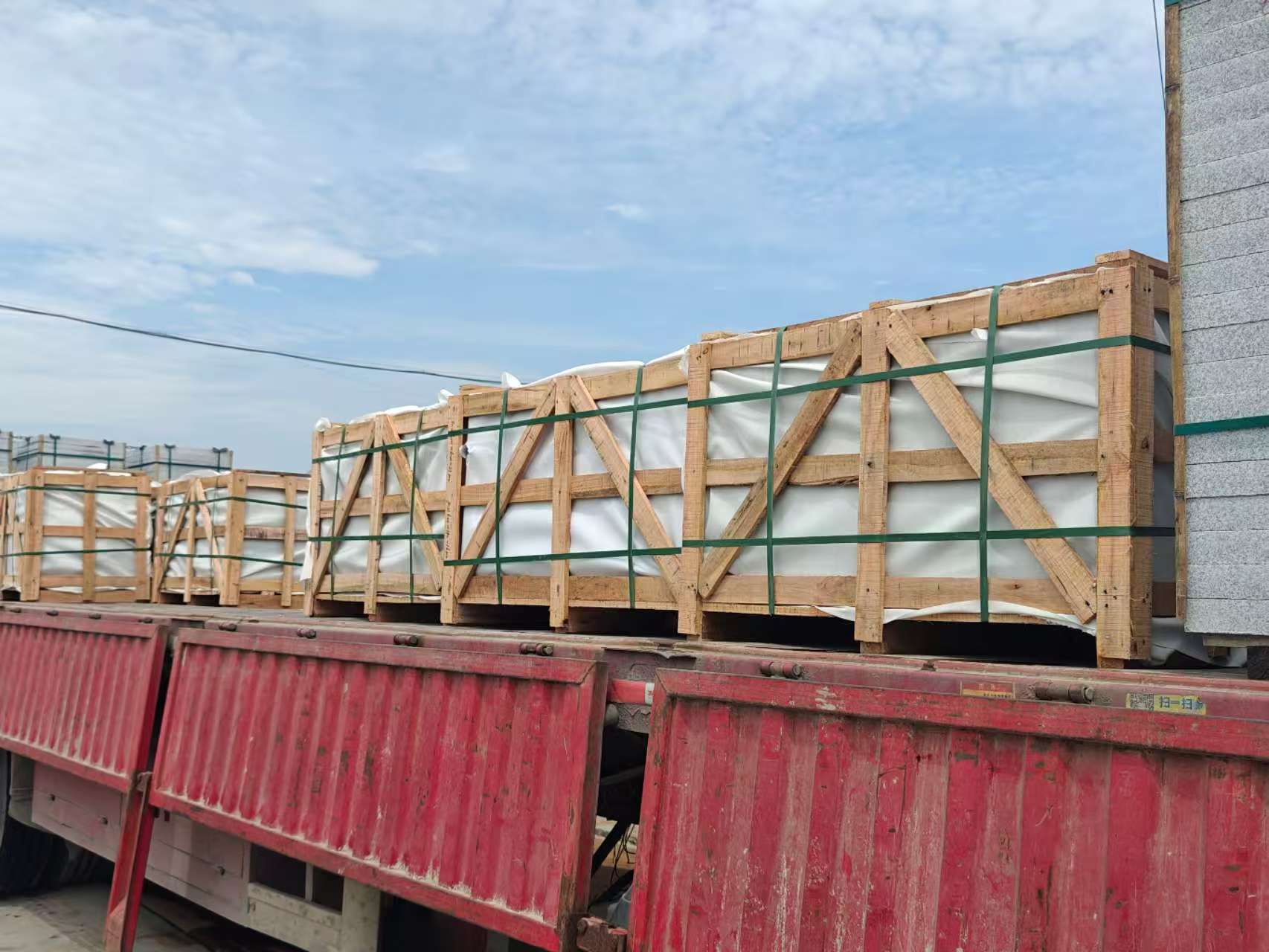 滨州 芝麻白花岗岩地铺石出口专车-泰国游